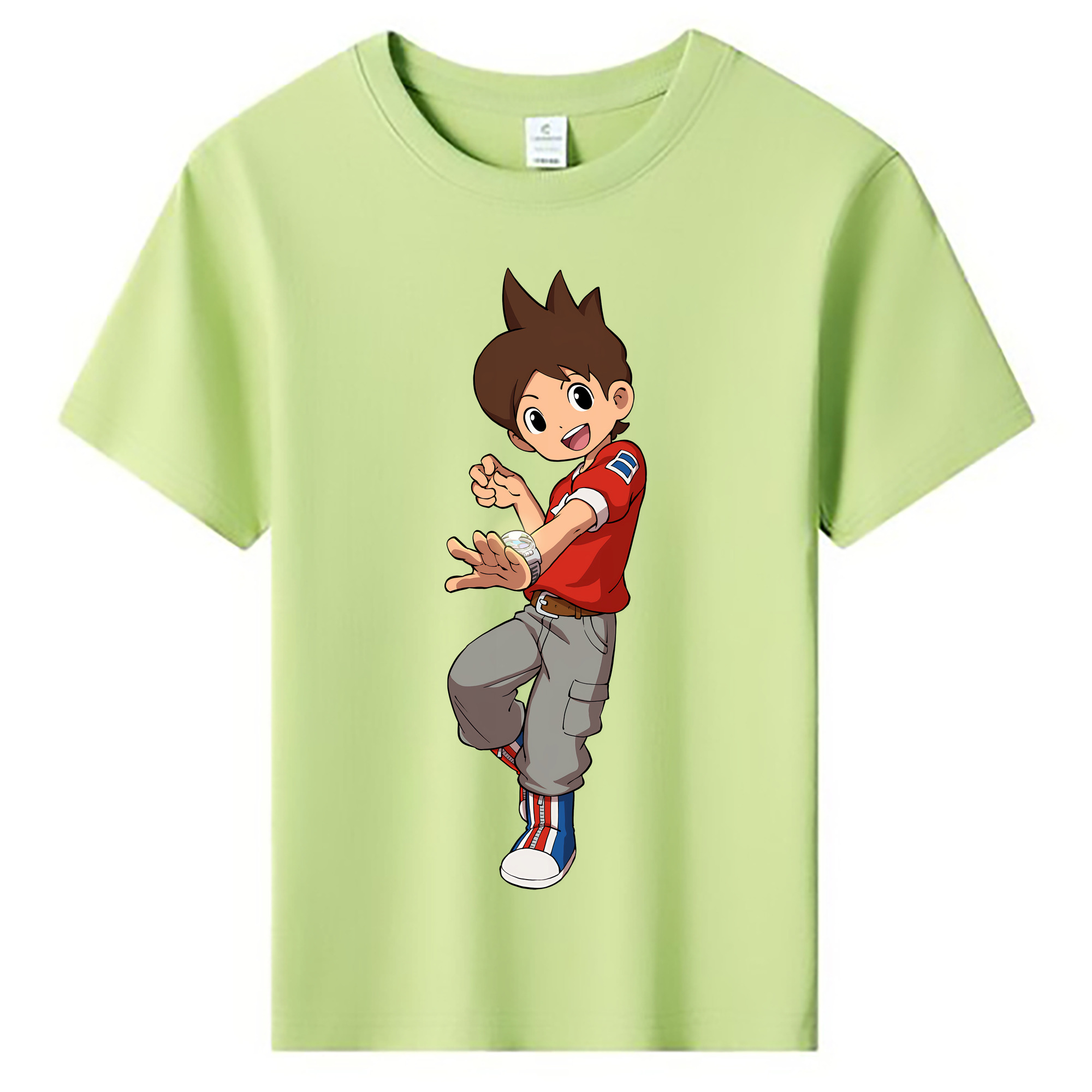 （画像用） 妖怪ウォッチ Yo-kai Watch 綿100％キッズTシャツ（フロントプリント）